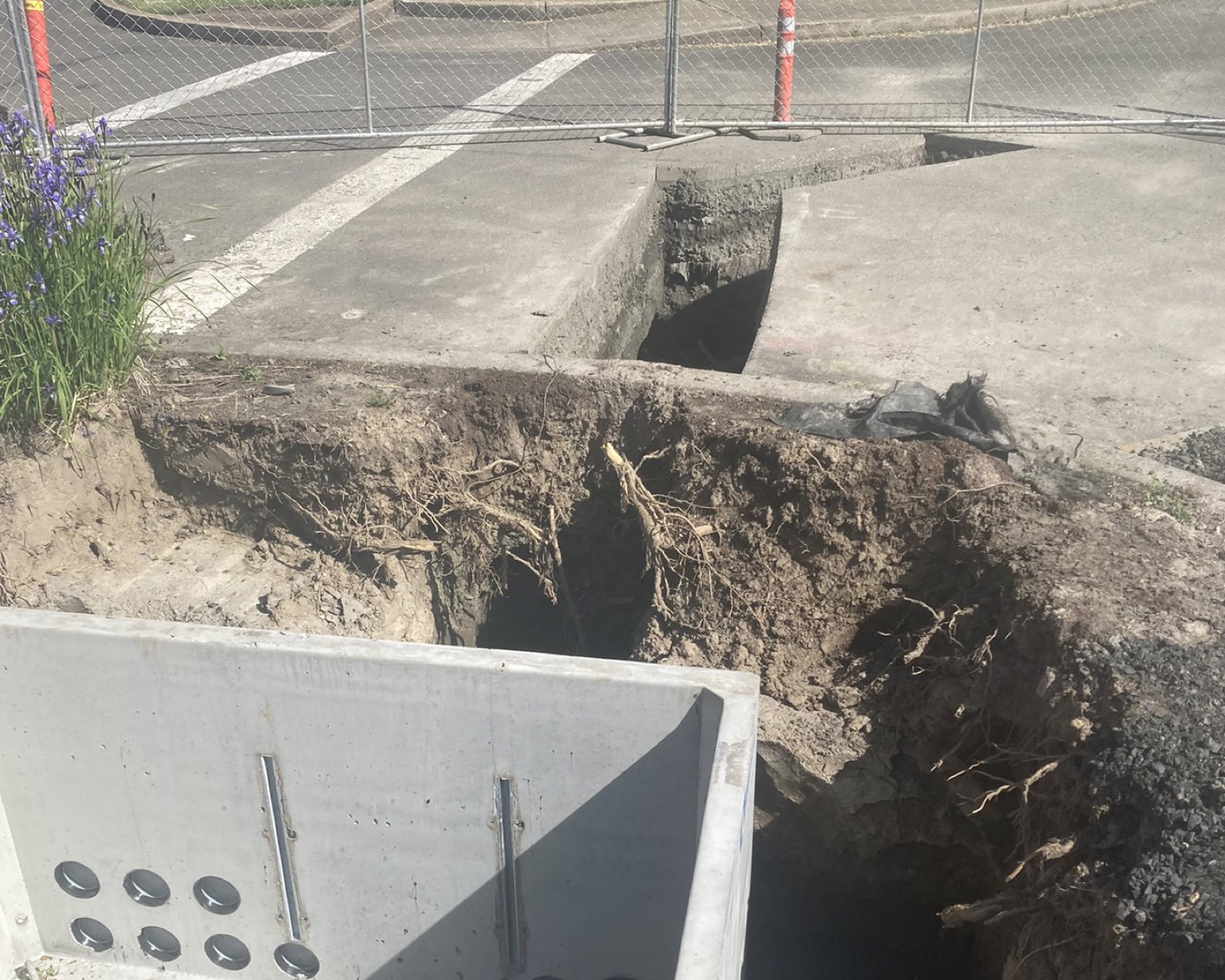 Conduit-ready trench